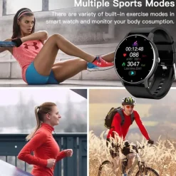 ZL02C Pro Smart Watch Lady Bluetooth Call Answer Dial 1.28inch AI Voice Sports Fitness Tracker Fashion Men Women Smartwatch