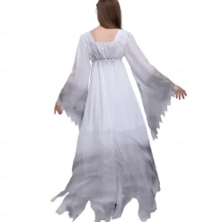 Zombie Ghostly Bride Halloween Cosplay Costume Party Costume Masquerade Outfits Adults' Women's Masquerade Performance Party Halloween Easy Halloween Costumes Dress Up