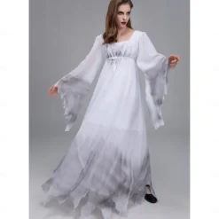 Zombie Ghostly Bride Halloween Cosplay Costume Party Costume Masquerade Outfits Adults' Women's Masquerade Performance Party Halloween Easy Halloween Costumes Dress Up