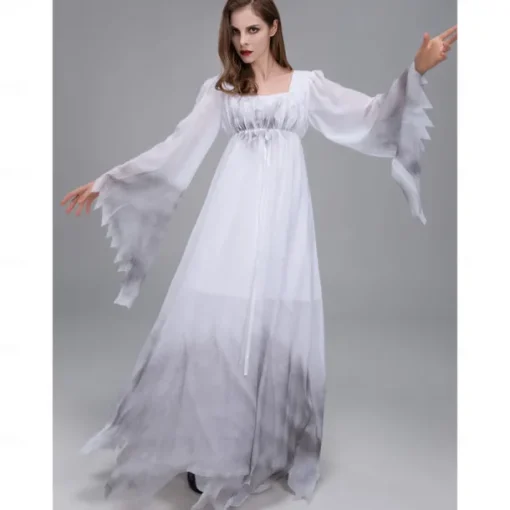 Zombie Ghostly Bride Halloween Cosplay Costume Party Costume Masquerade Outfits Adults' Women's Masquerade Performance Party Halloween Easy Halloween Costumes Dress Up