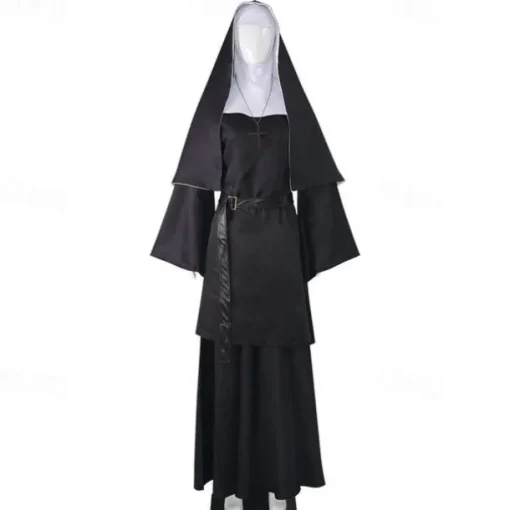 Zombie Halloween Cosplay Costume Masquerade The Nun Cosplay Adults' Women's Carnival Masquerade Mardi Gras Party / Evening Easy Halloween Costumes Dress Up