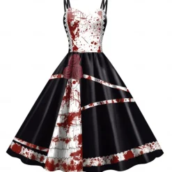 Zombie Halloween Dress Costume Sexy Costume Adults' Women's Carnival Masquerade Party / Evening Easy Halloween Costumes Dress Up