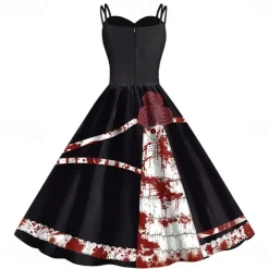 Zombie Halloween Dress Costume Sexy Costume Adults' Women's Carnival Masquerade Party / Evening Easy Halloween Costumes Dress Up