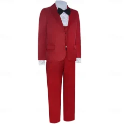 Zombie Halloween Groom Costume Beetlejuice Horror Movie Cosplay Costume Adults' Men's Masquerade Party / Evening Easy Halloween Costumes Dress Up