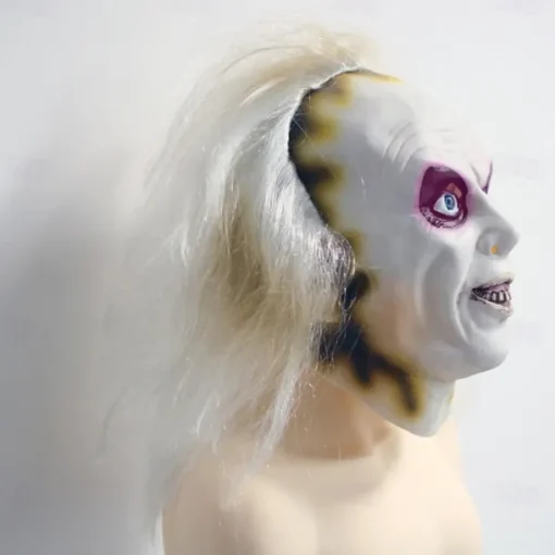 Zombie Halloween Mask Full Head Realistic Mask Beetlejuice Scary Costume Adults' Unisex Halloween Carnival Performance Party Easy Halloween Costumes Dress Up