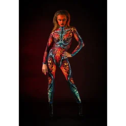 Zombie Mummy Halloween Cosplay Costume Bodysuits Full Body Catsuit Carnival Costume Full Body Suit One Piece Scary Costume Kid's Adults' Women's Masquerade Mardi Gras Party Halloween Easy Halloween