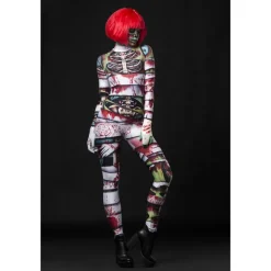 Zombie Mummy Halloween Cosplay Costume Bodysuits Full Body Catsuit Carnival Costume Full Body Suit One Piece Scary Costume Kid's Adults' Women's Masquerade Mardi Gras Party Halloween Easy Halloween