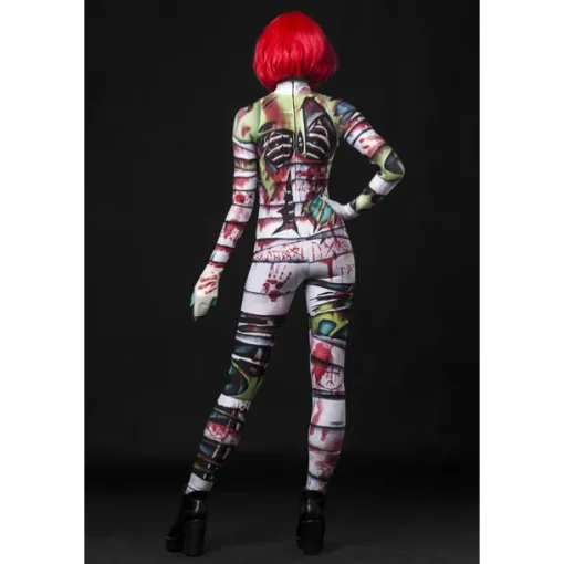 Zombie Mummy Halloween Cosplay Costume Bodysuits Full Body Catsuit Carnival Costume Full Body Suit One Piece Scary Costume Kid's Adults' Women's Masquerade Mardi Gras Party Halloween Easy Halloween